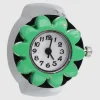 Anillo reloj flor color