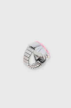 Anillo reloj flor color