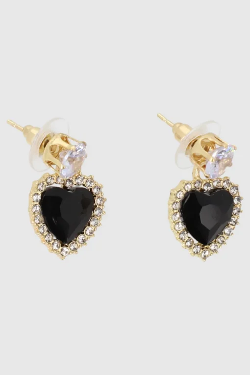 Arete corazón cristal