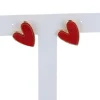 Aretes Corazón Nacarado