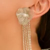 Aretes flores filigrana brillos