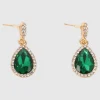 Aretes gota cristal