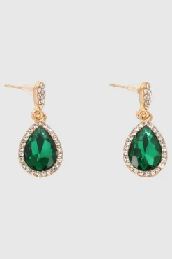 Aretes gota cristal