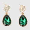 Aretes Gota Cristal Circulo