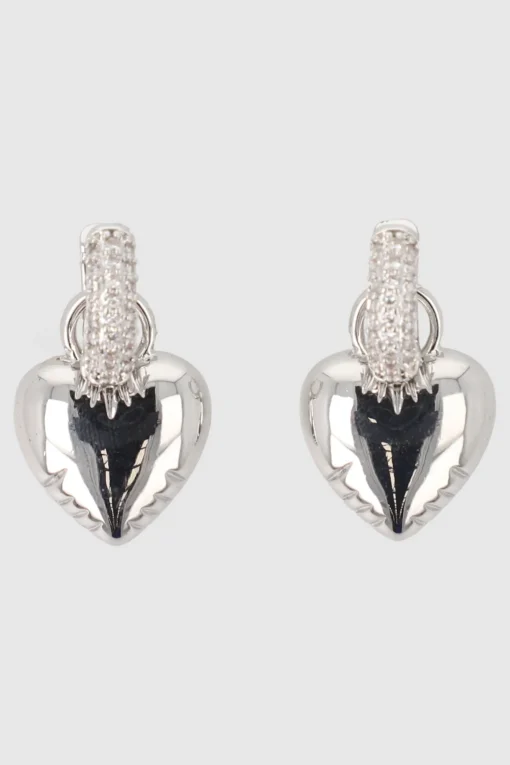 Arracadas corazon inflado