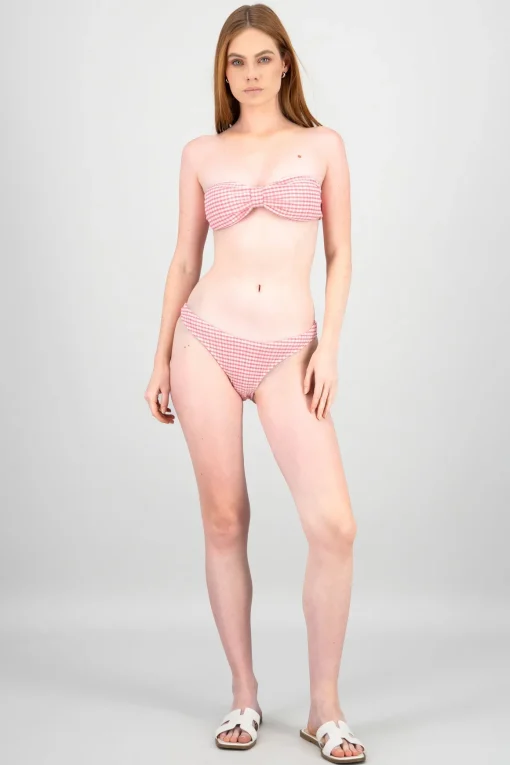Bikini textura cuadros