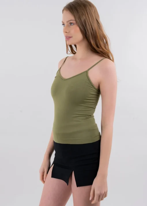 Blusa Ajustada Tirantes