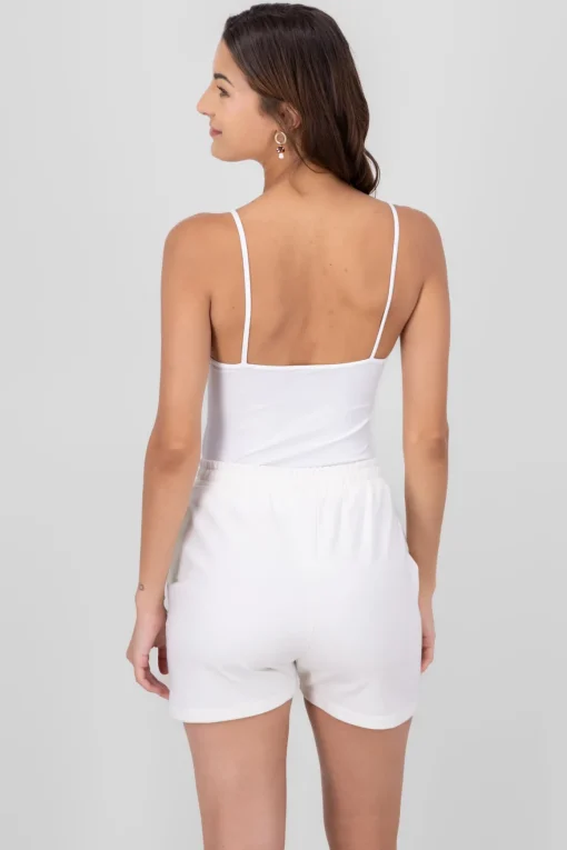 Blusa Ajustada Tirantes