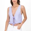 Blusa bordado sin mangas