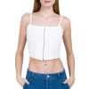 Blusa corset encaje monocolor
