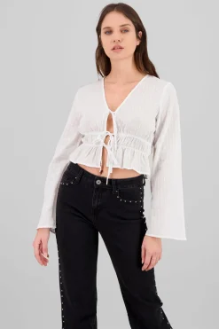 Blusa dobby