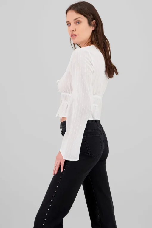 Blusa dobby