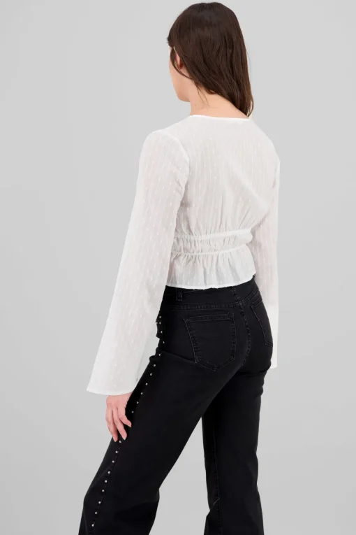 Blusa dobby
