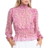 Blusa estampado flores olanes