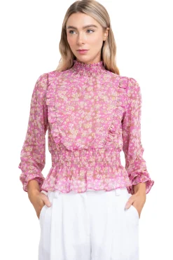 Blusa estampado flores olanes