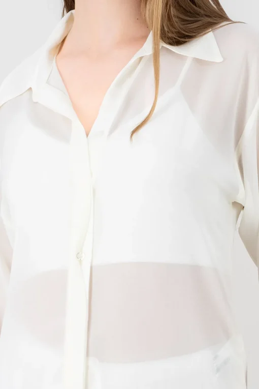 Blusa gasa manga larga con botones Hypsters