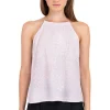 Blusa Halter Flores Mini
