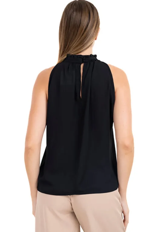 Blusa lisa cuello halter