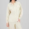 Blusa manga larga ribbed