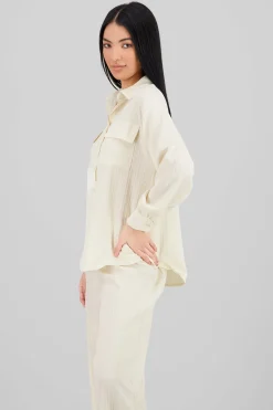 Blusa manga larga ribbed