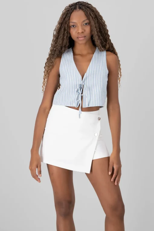 Blusa rayas detalle moños