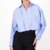 Blusa rayas manga larga efecto burbuja Hypsters