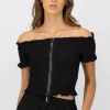 Blusa smog detalle cierre