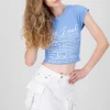 Blusa textura estampado