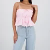 Blusa tiranes detalle moños