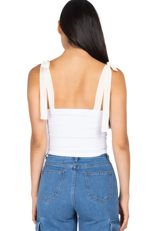 Blusa tirantes cintas