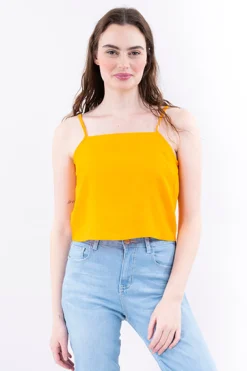Blusa tirantes delgados lisa