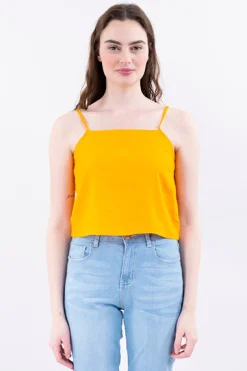 Blusa tirantes delgados lisa