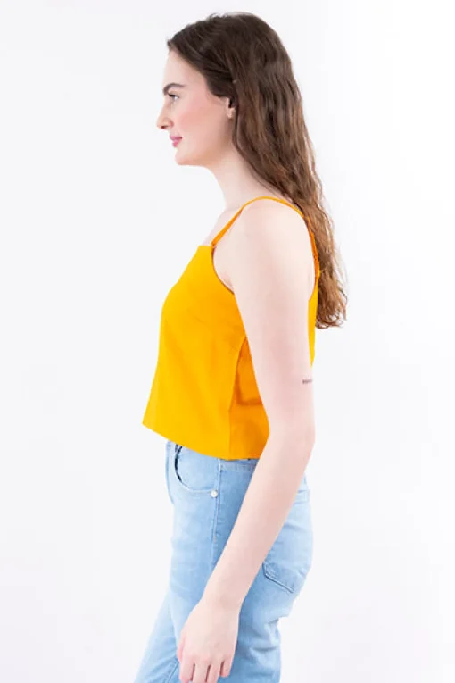 Blusa tirantes delgados lisa