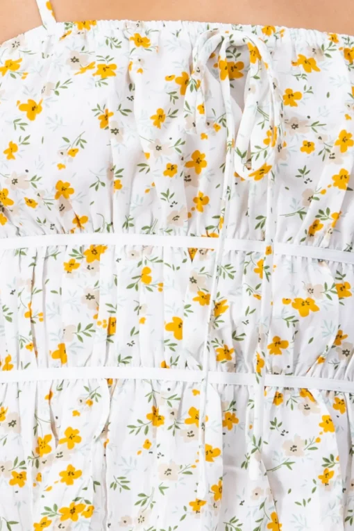 Blusa tirantes estampado flores