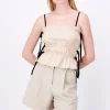 Blusa tirantes moños