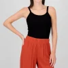 Blusa tirantes rib