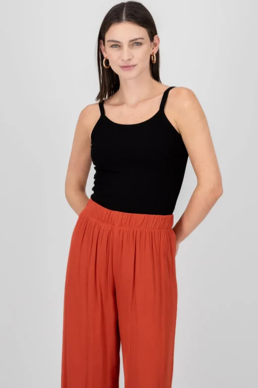 Blusa tirantes rib