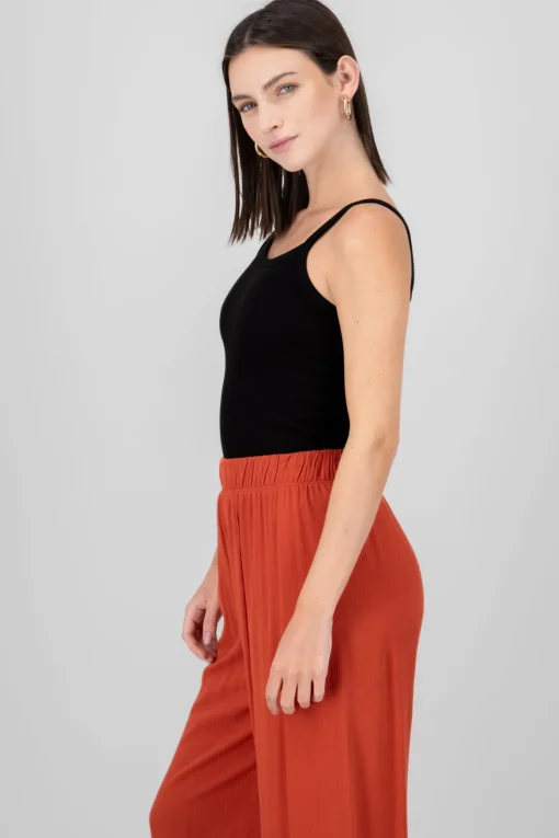 Blusa tirantes rib