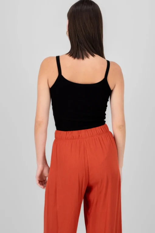 Blusa tirantes rib