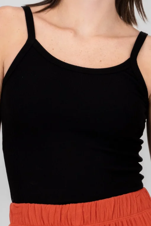 Blusa tirantes rib