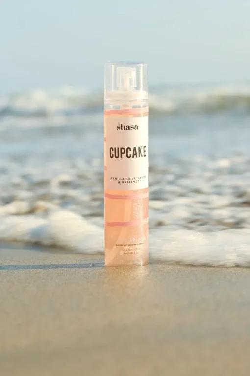 Body Splash Glitter Cupcake