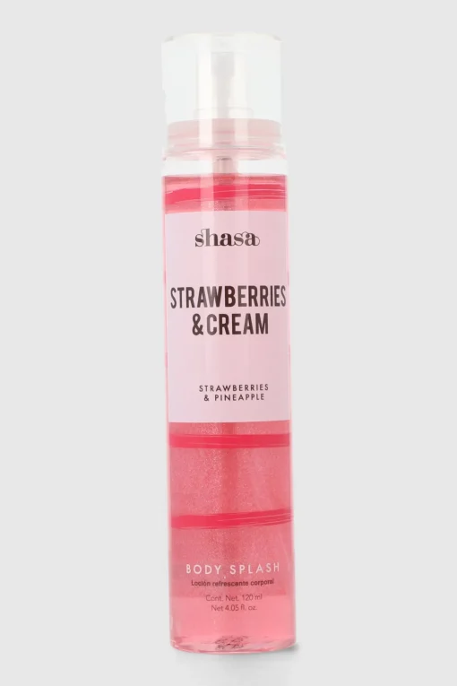 Body Splash Glitter Strawberries And Cream