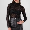 Bodysuit con flock