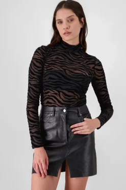 Bodysuit con flock