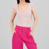 Bodysuit escote cuadrado doble tela