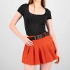 Bodysuit escote cuadrado doble tela