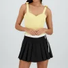 Bodysuit liso con tirante moños