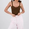 Bodysuit Liso Con Tirante Moños Hypsters