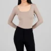Bodysuit Liso Escote Cuadrado