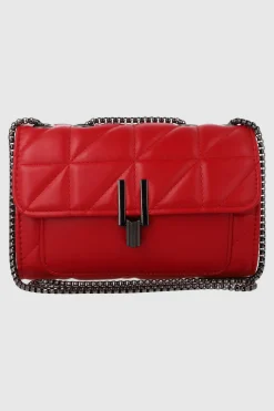 Bolsa crossbody capitonada tapa
